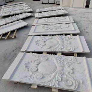 深圳 芝麻白干挂雕花板