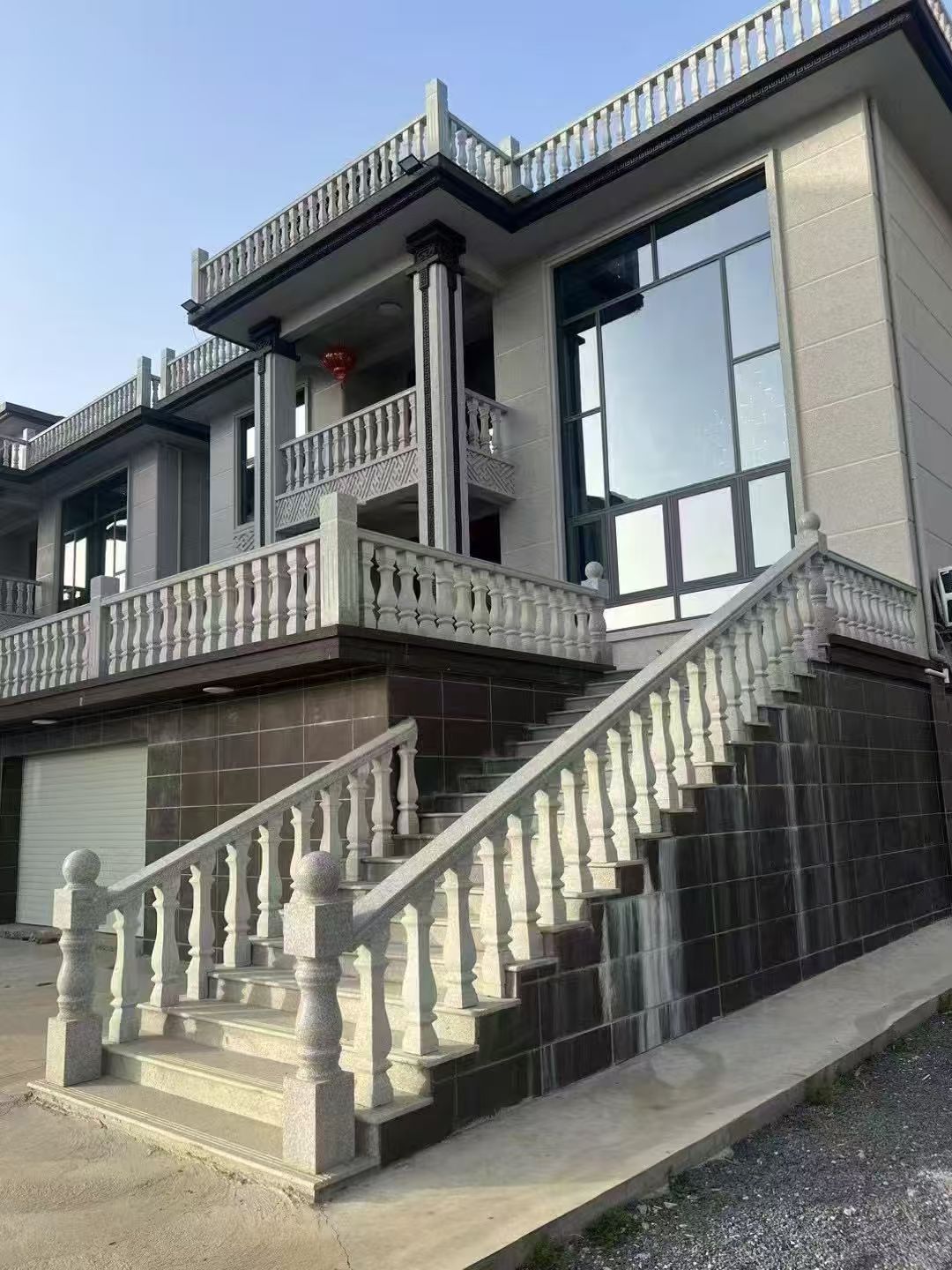 深圳 芝麻白别墅阳台栏杆，楼梯栏杆