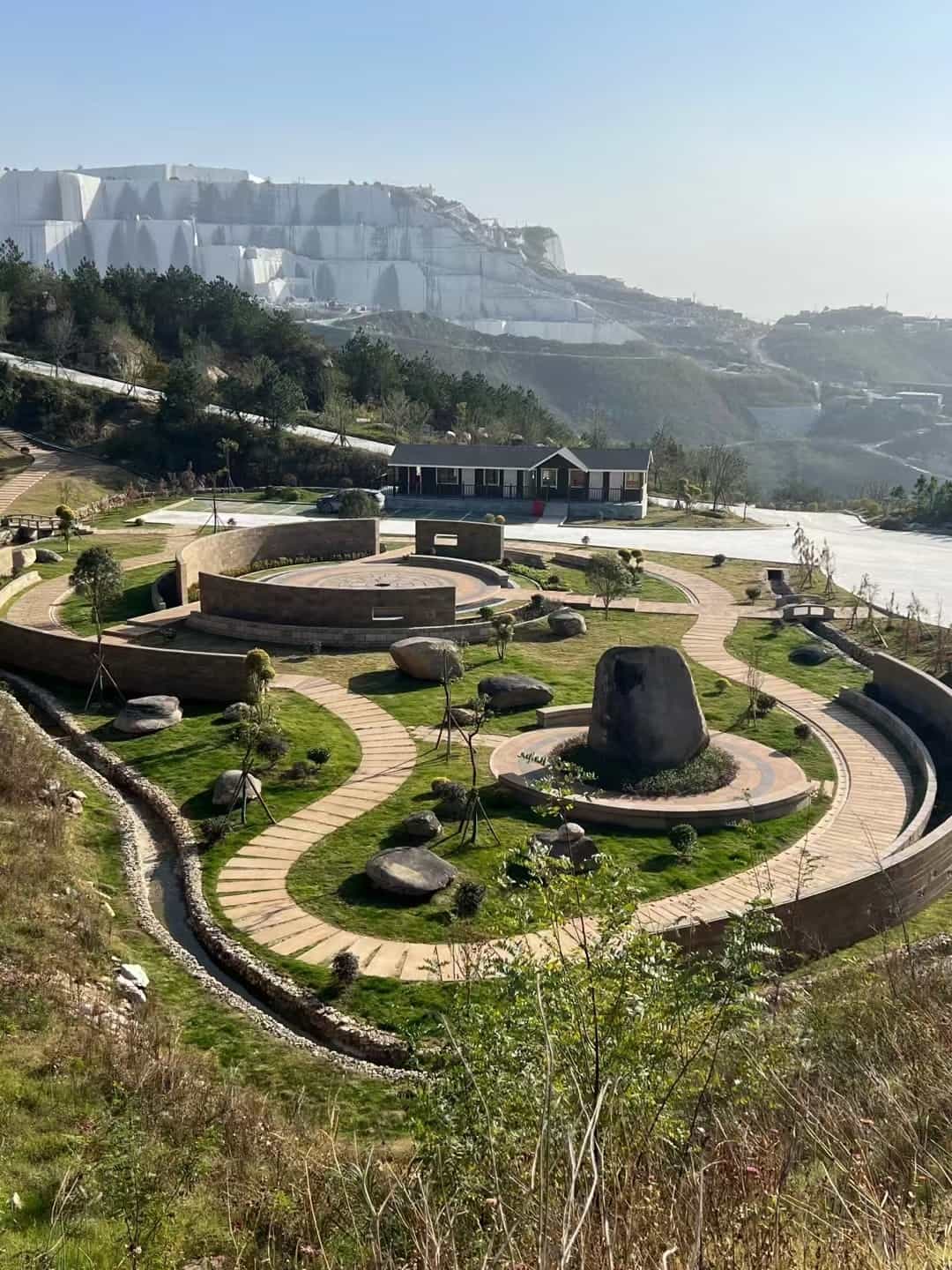 深圳仿古石铺装整体效果