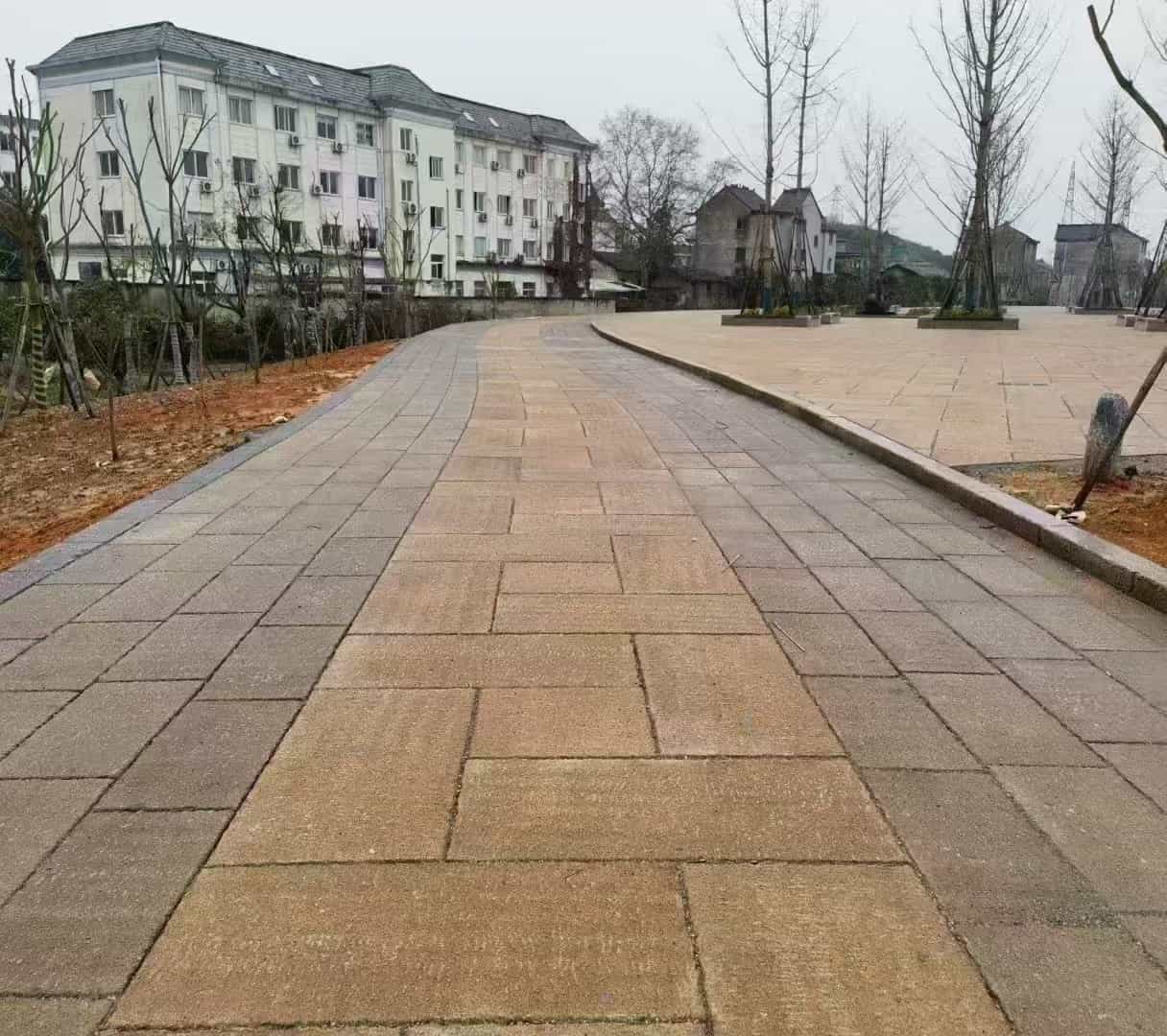 深圳仿古石铺装效果