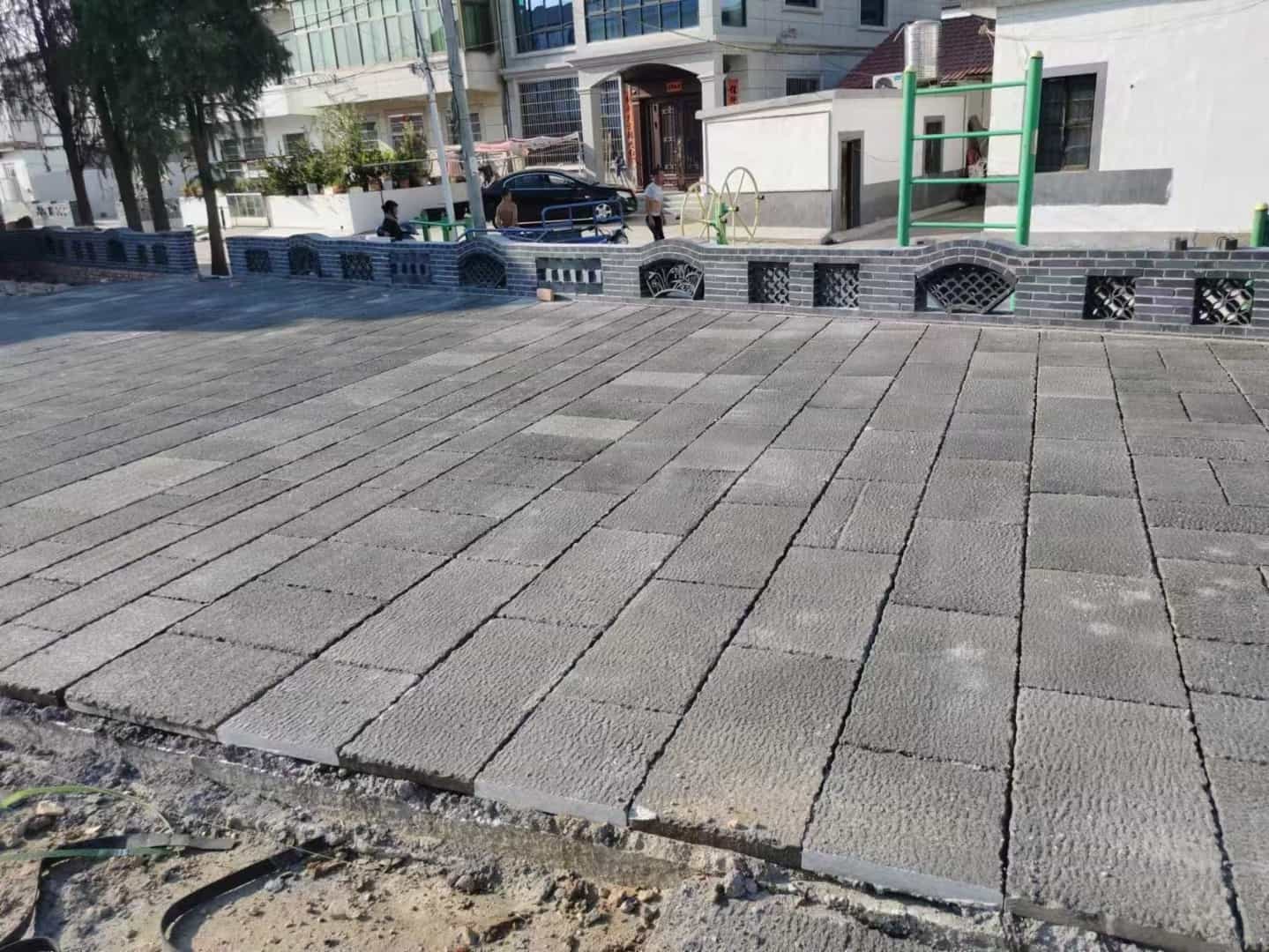 深圳仿古石铺装效果
