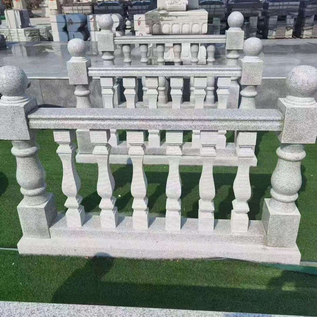 深圳 别墅石材栏杆特写