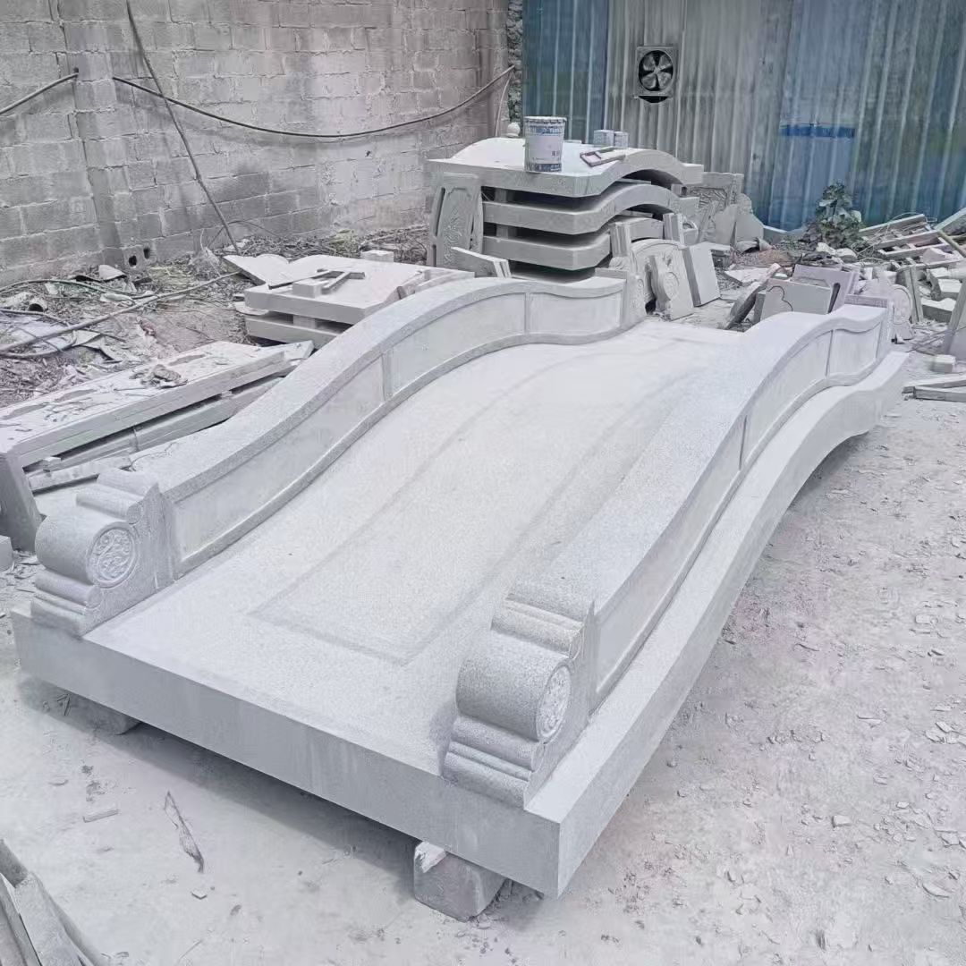 深圳 芝麻灰花岗岩园林景观 小石桥