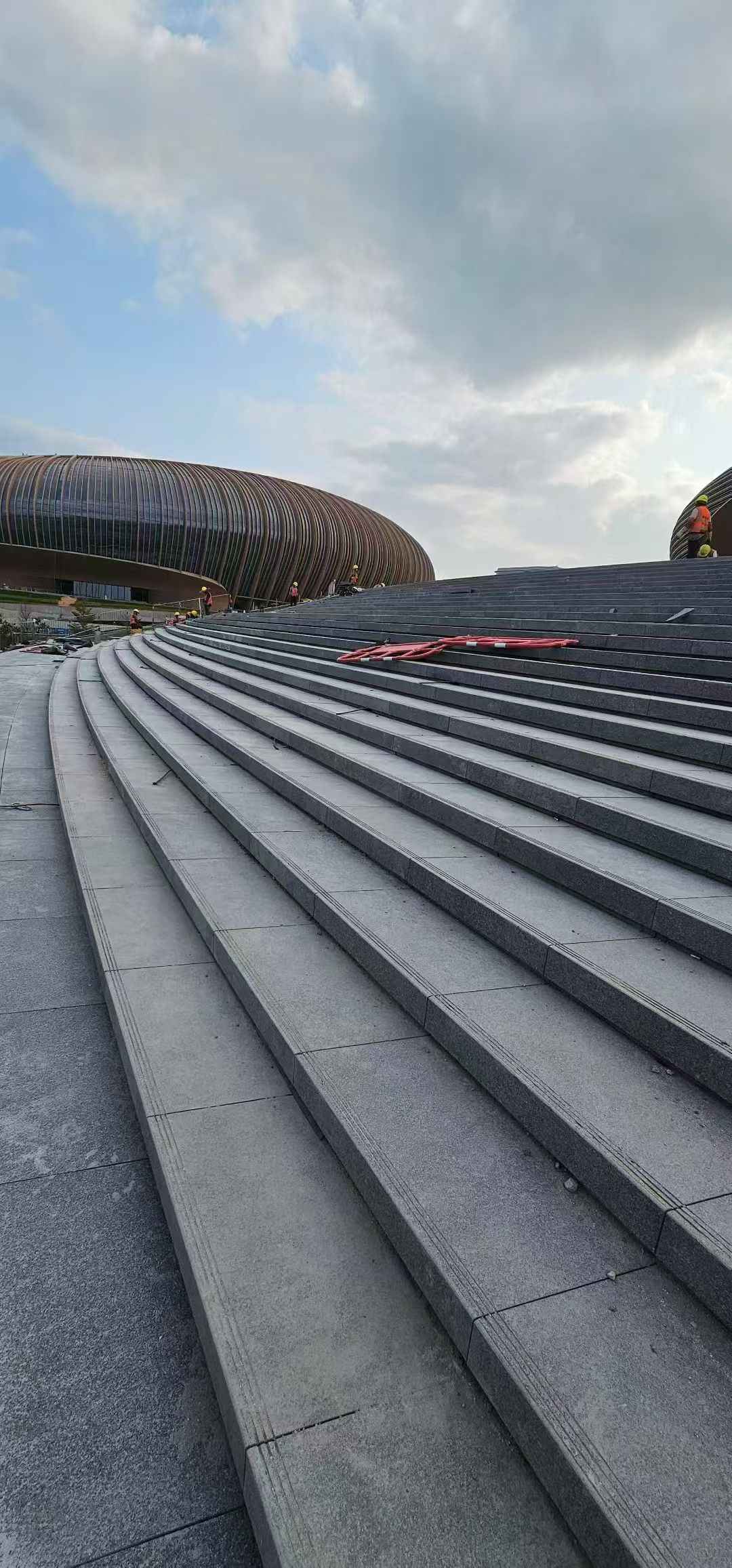 深圳 弧形整石台阶铺装效果图