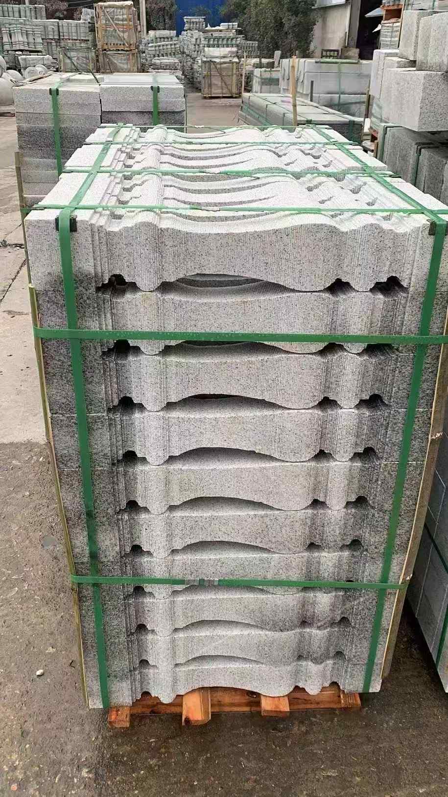 深圳 芝麻白方形拉丝面，栏杆花瓶柱