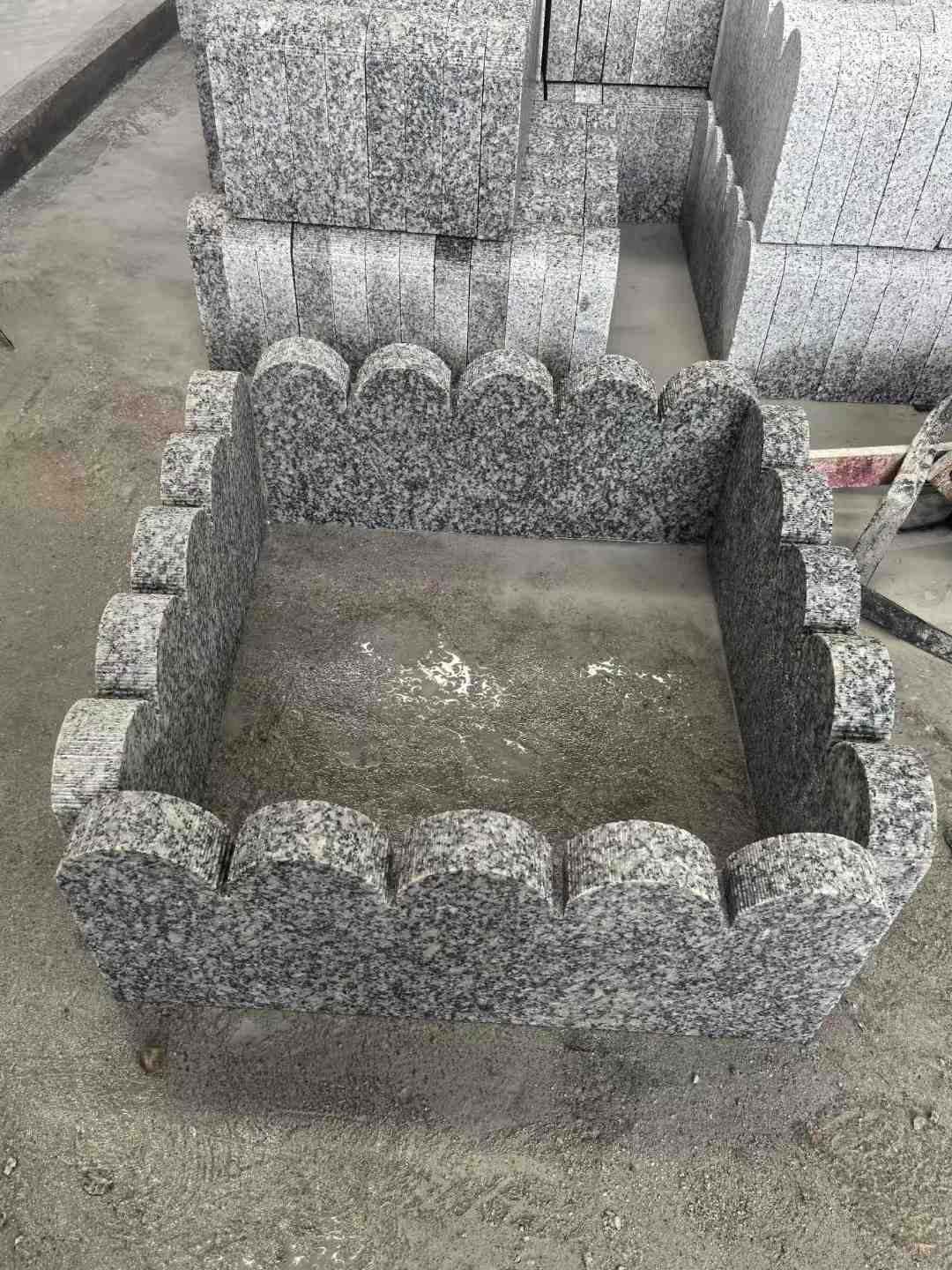 深圳 花边石、花坛围栏石、花池界石、菜园栅栏石、镶边石、波浪状界石介绍