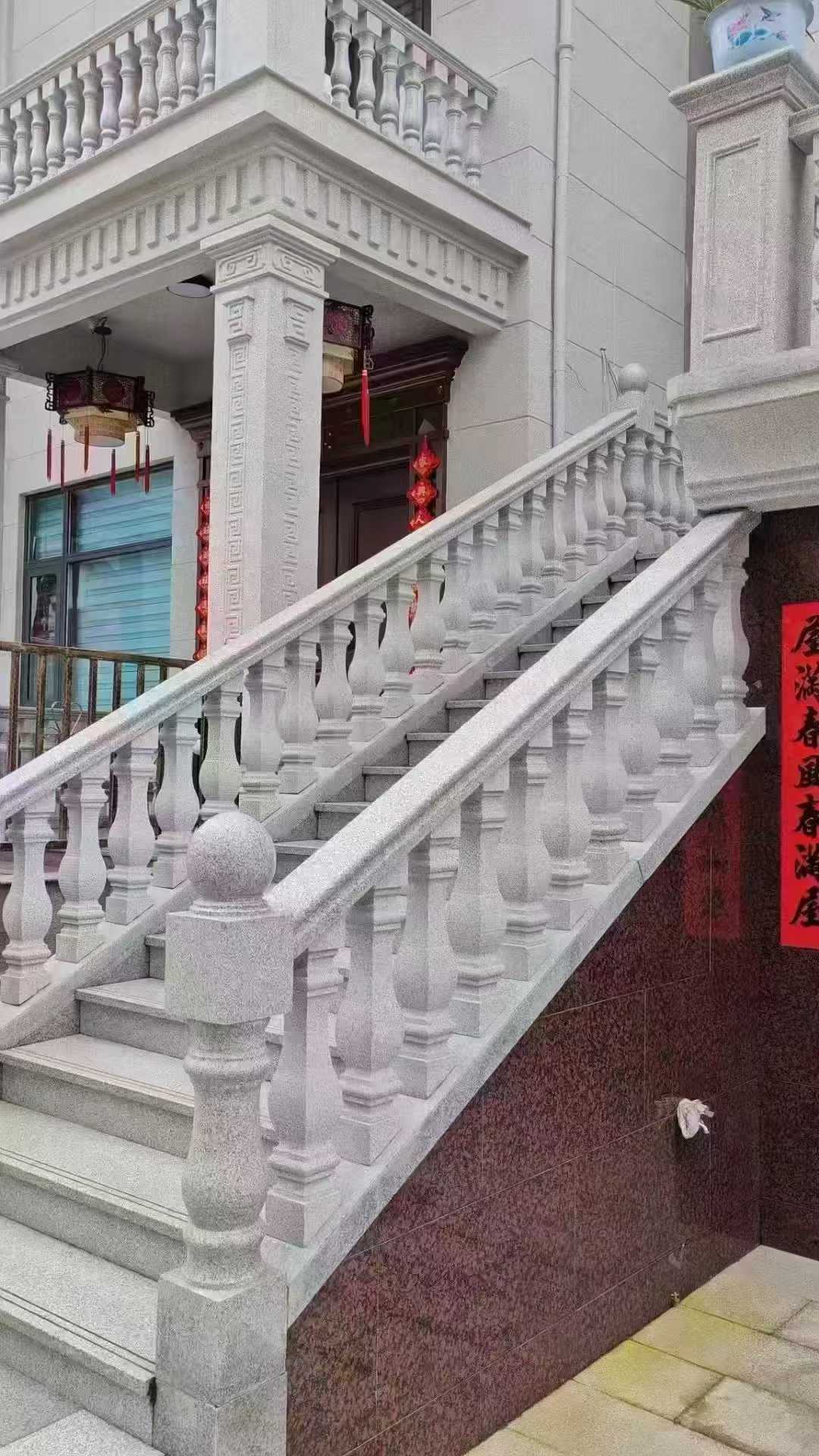 深圳 天然石材 阳台庭院护栏、栏杆