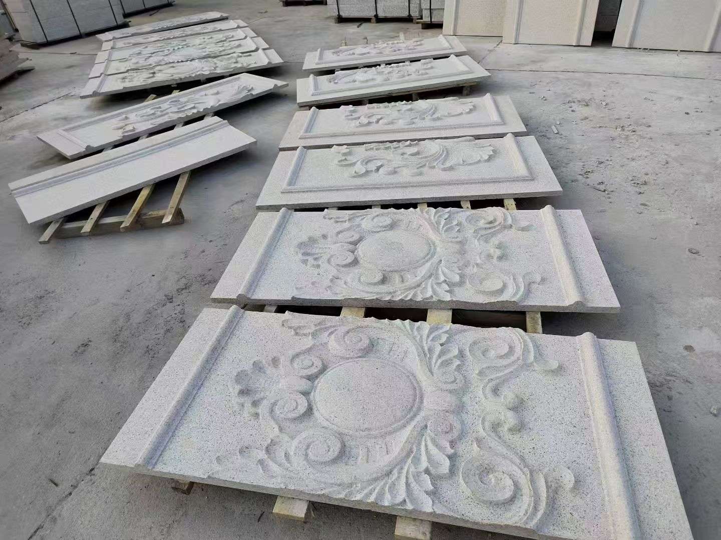 深圳 芝麻白干挂雕花板